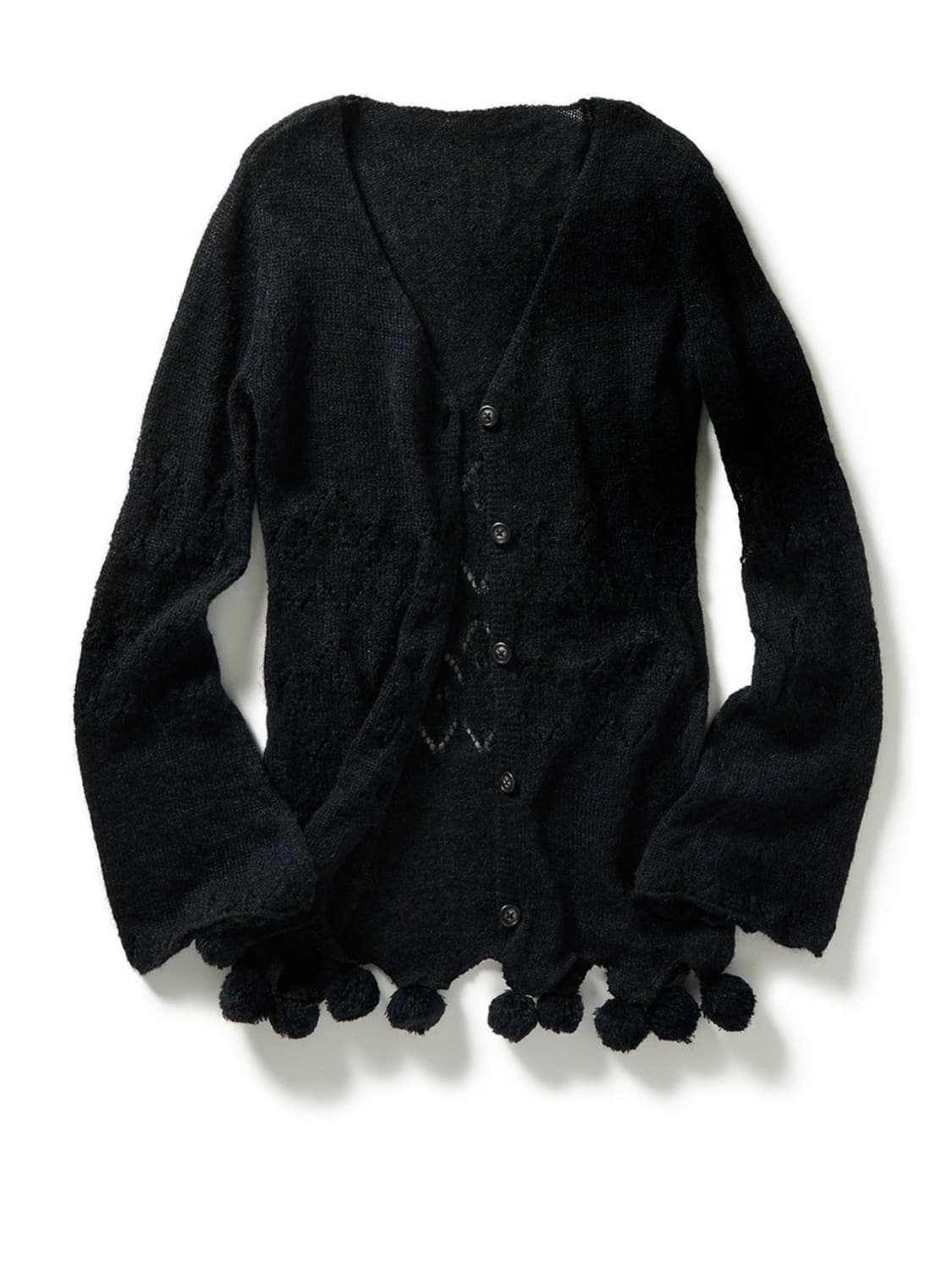 퍼버즈 25FW 폼폼 모헤어 가디건 상품이미지2