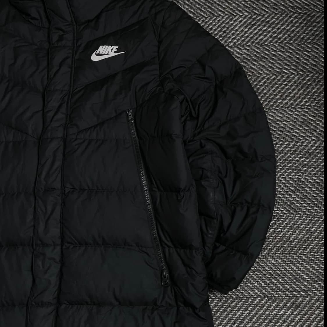 나이키 윈드러너 덕다운 롱 패딩 자켓 블랙o 5357 상품이미지4