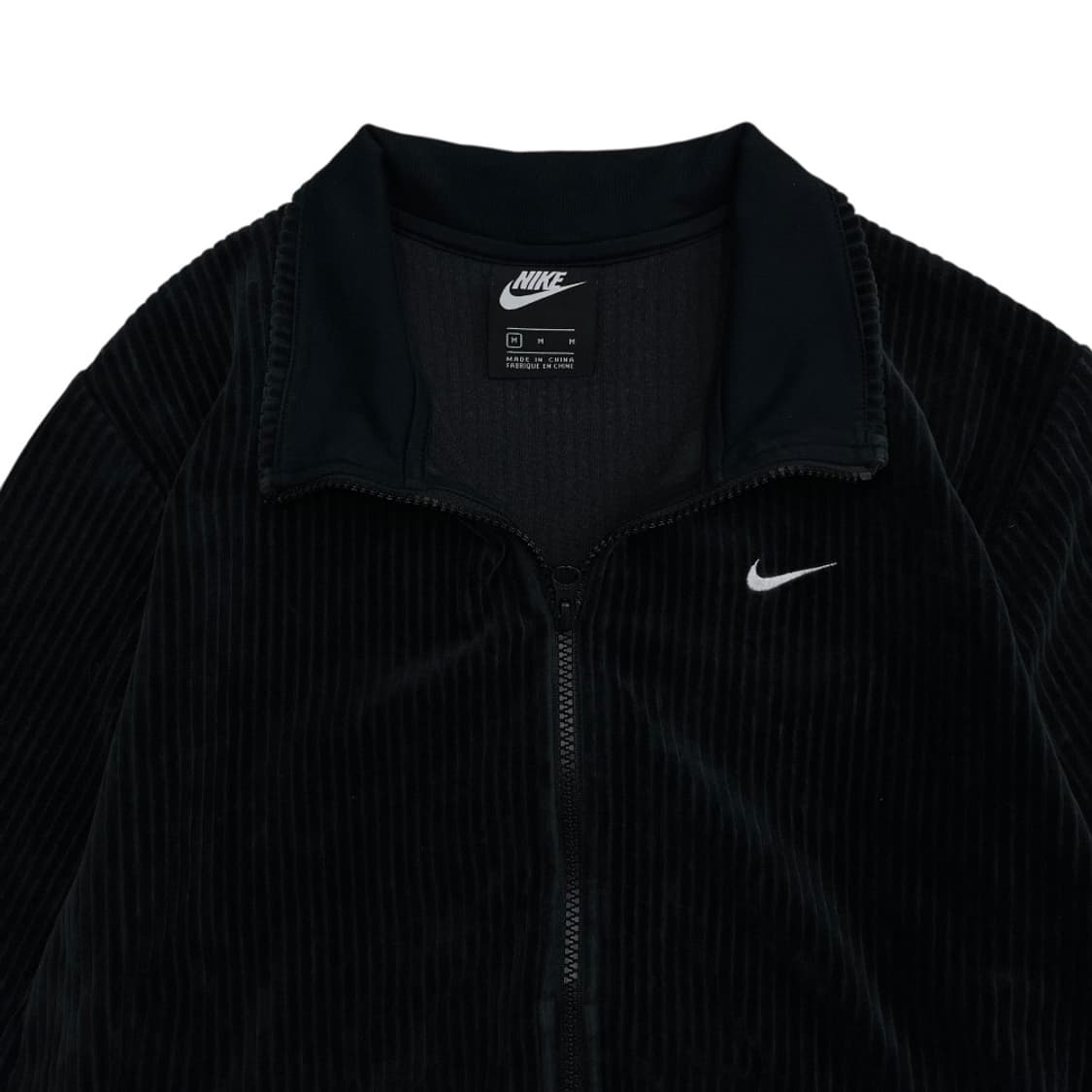 나이키 미니 스우시 블랙 코듀로이 집업 M 상품이미지4