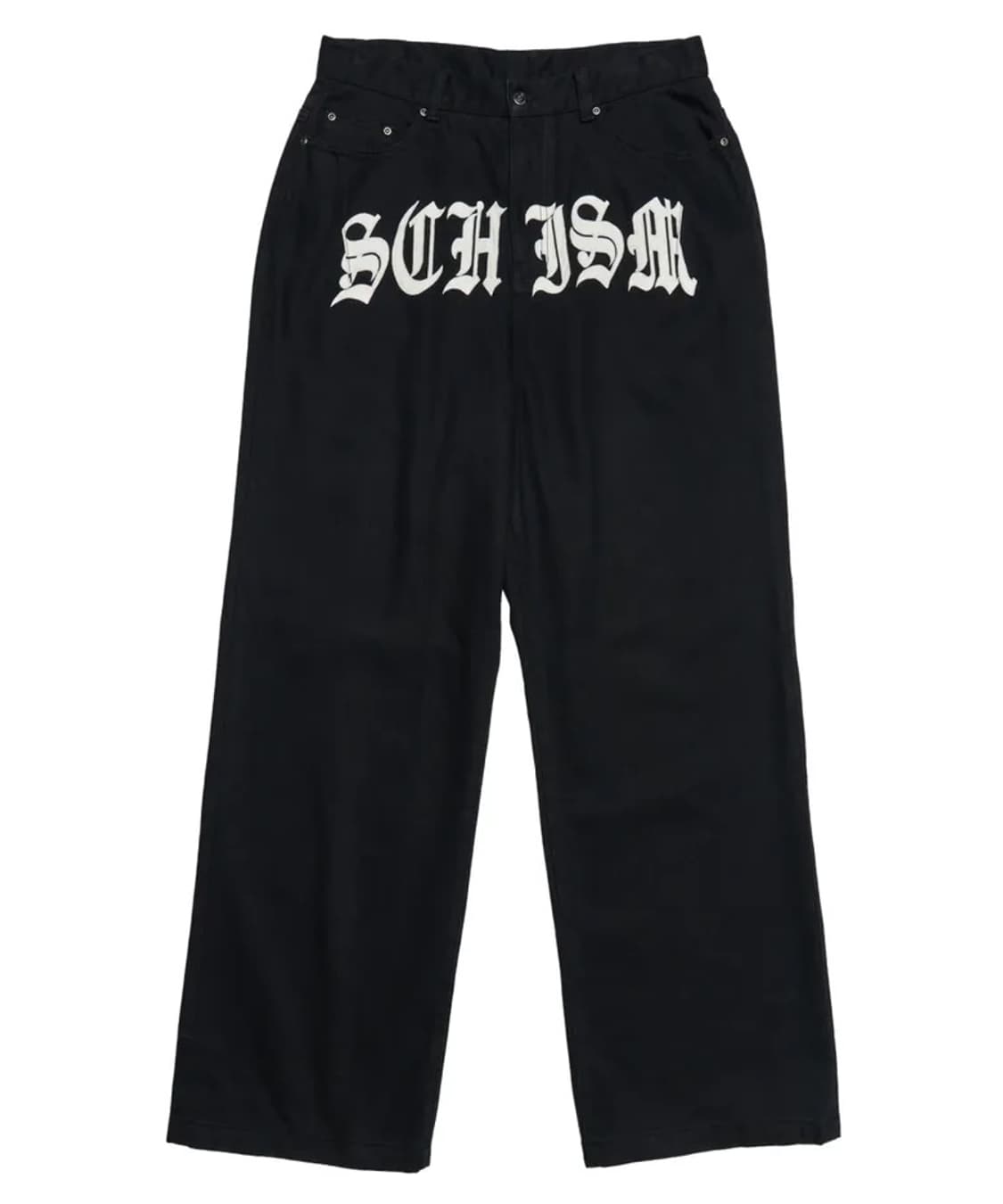 스키즘인듀싱 SCHISM PATCH JEANS BLACK M 상품이미지2