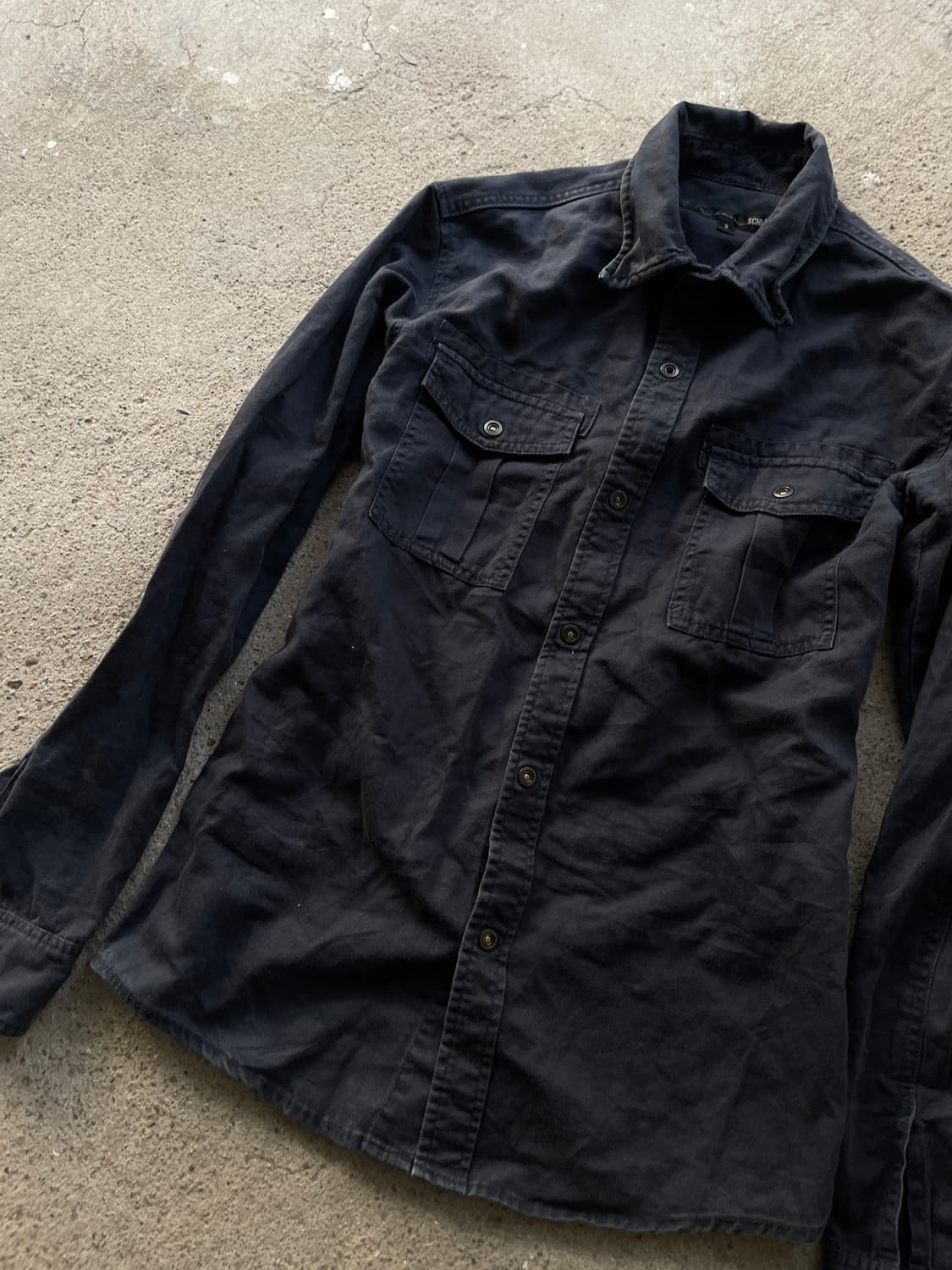 black denim shirts jacket 상품이미지3