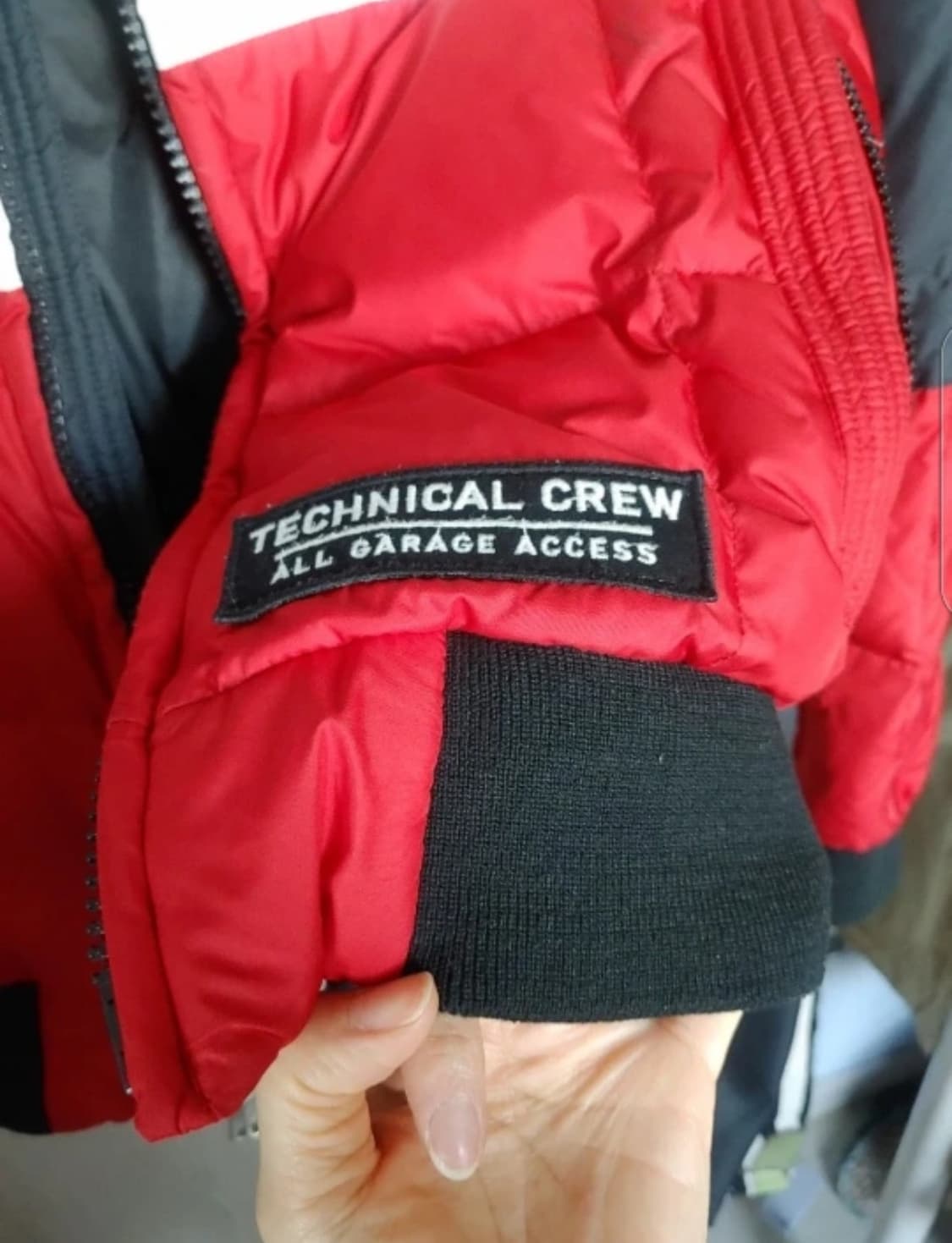 정품 폴로 빅포니 레이싱 패딩 M 상품이미지5