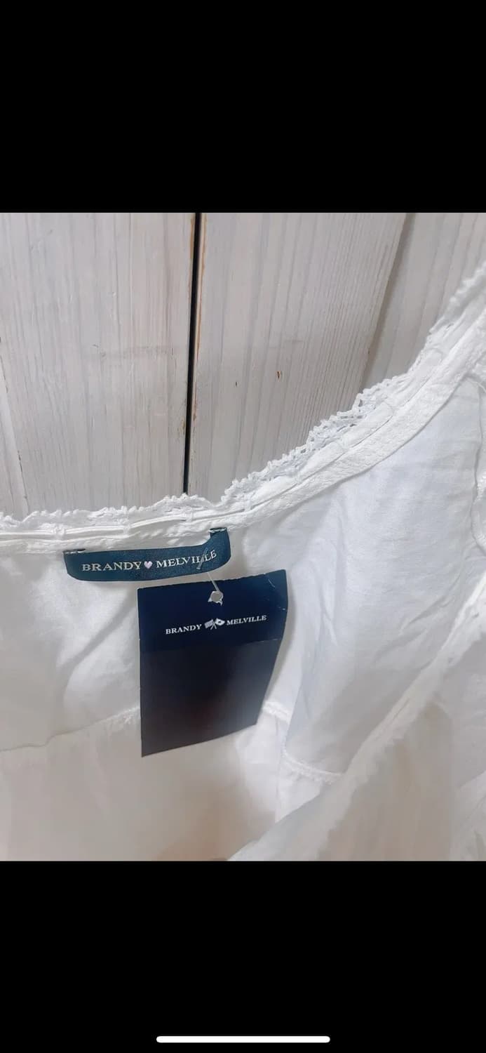 브랜디멜빌 화이트 리본 오데뜨 블라우스 상품이미지3