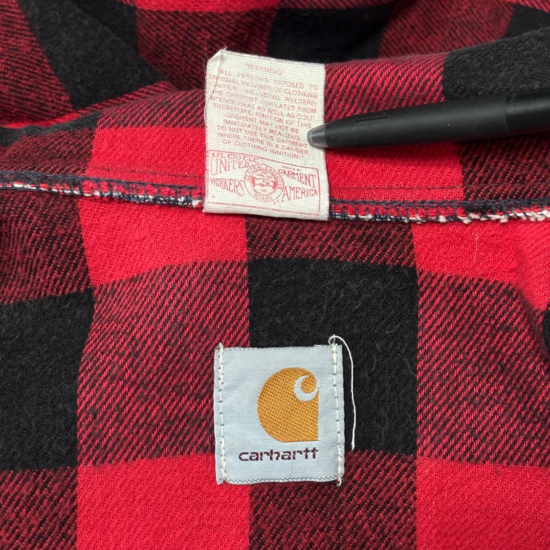 80s 빈티지 칼하트 데님 액티브 자켓 상품이미지5