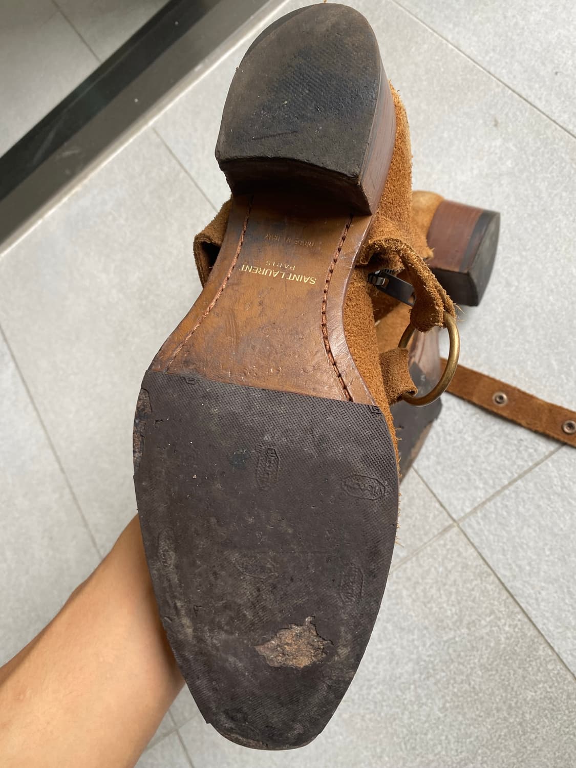 생로랑 모터사이클 부츠  상품이미지2