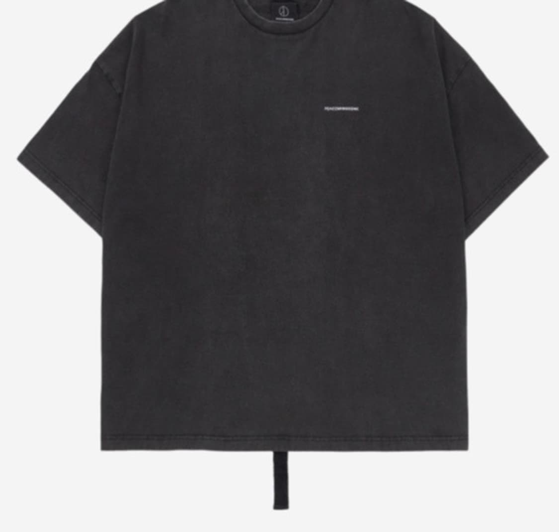 피스마이너스원 빈티지 티셔츠 차콜 그레이 상품이미지1