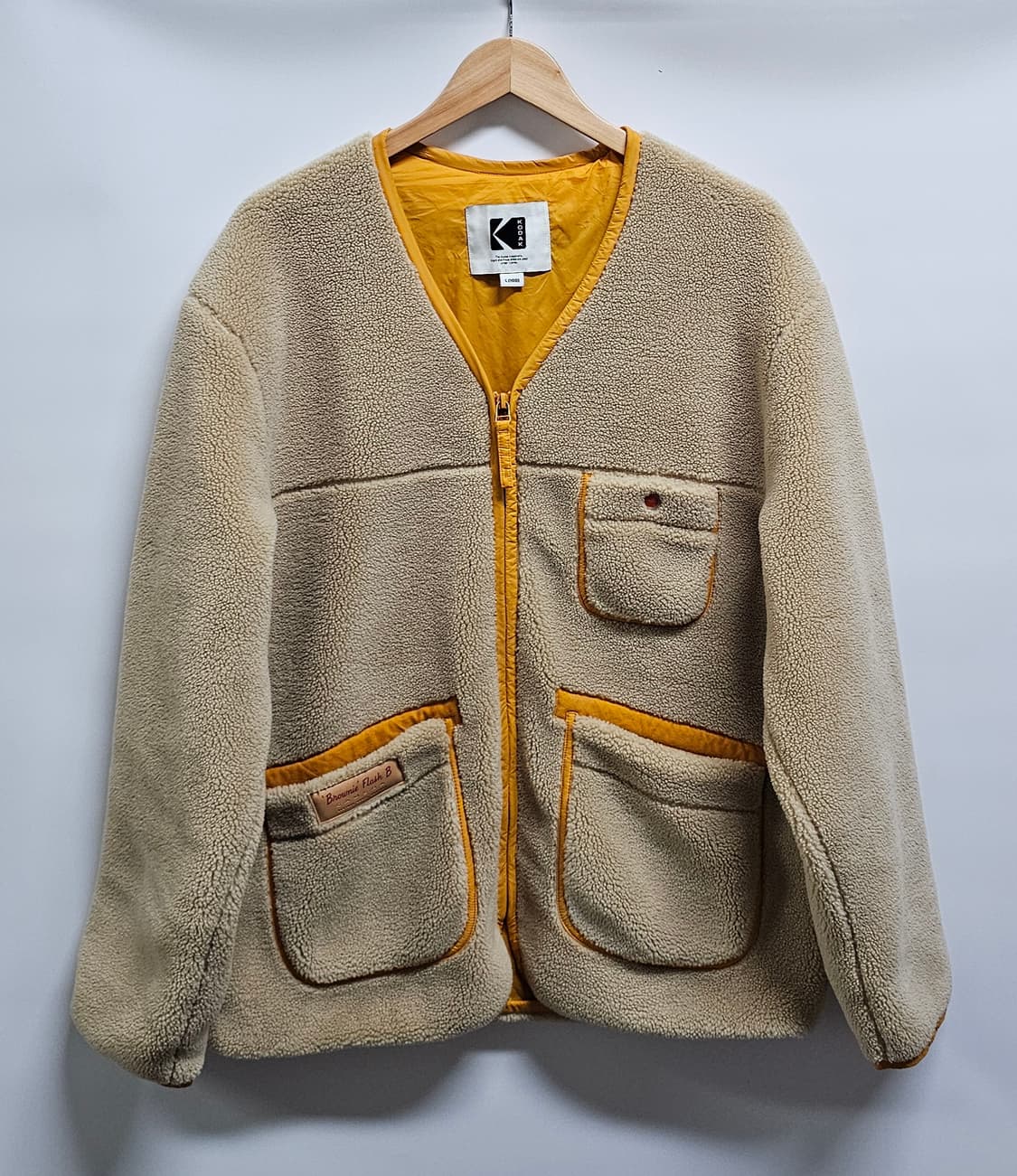 코닥 브라우니 플리스 가디건 L 상품이미지1