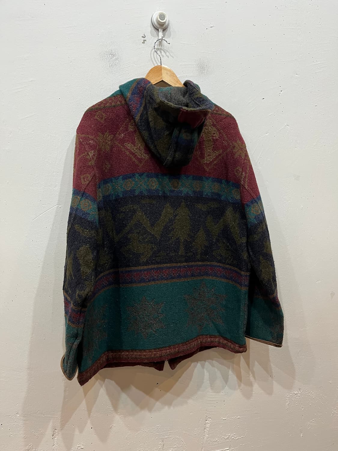 90s 엘엘빈 노르딕 블랭킷 울 자켓  상품이미지2