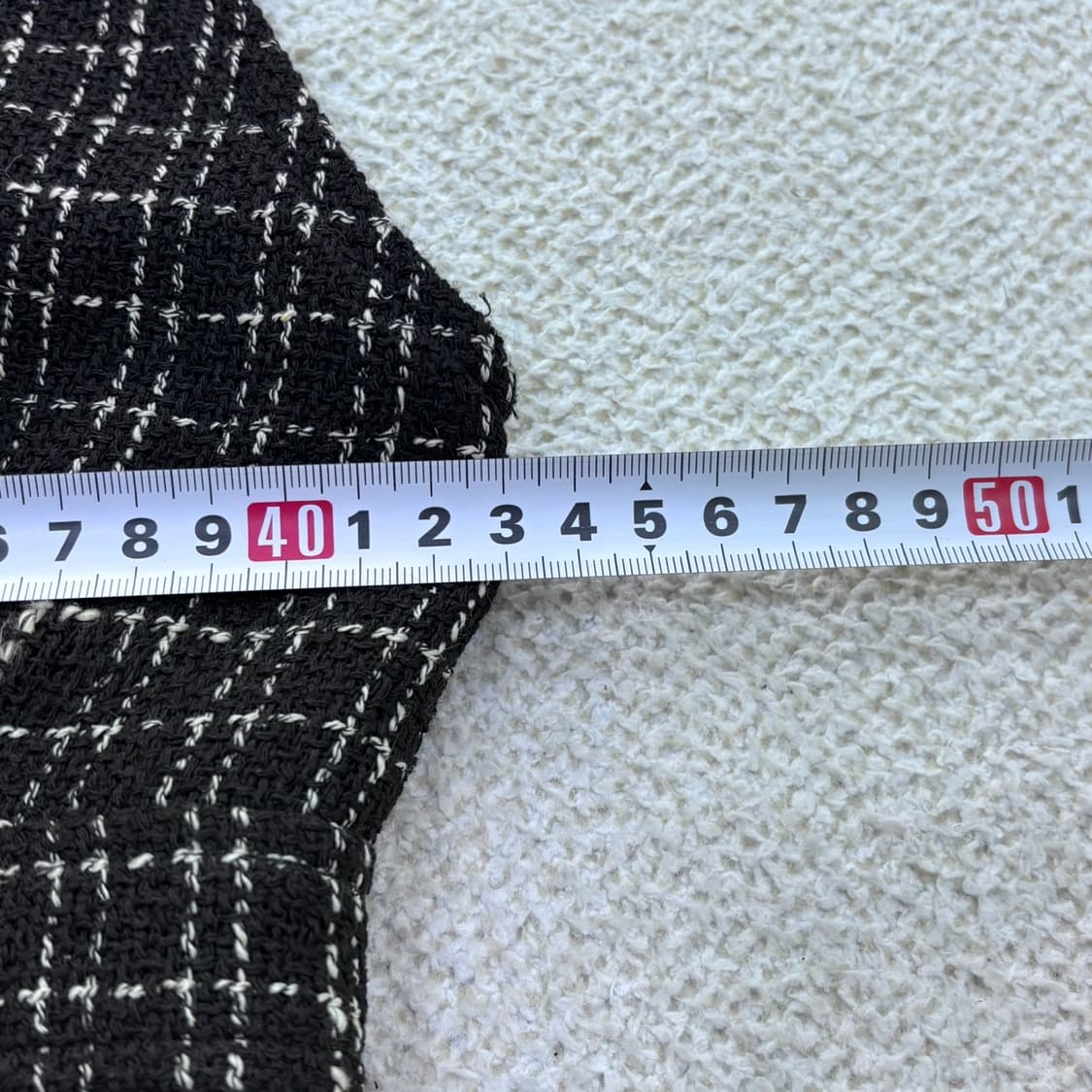 L 새상품 미쏘 트위드 뷔스티에 원피스 0424E 상품이미지7