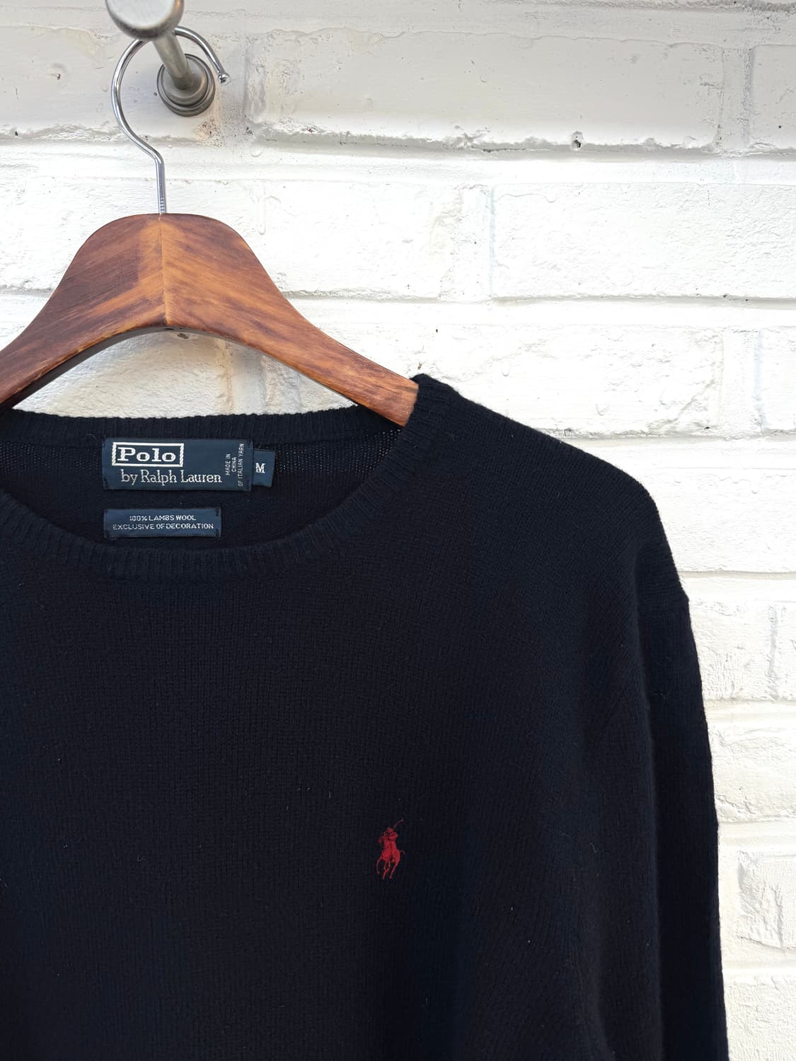 폴로 네이비 램스울 니트 상품이미지4