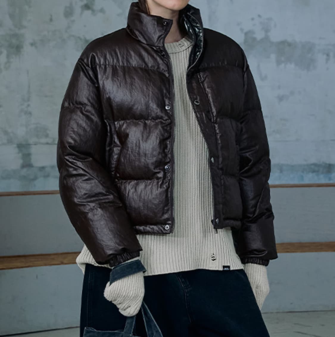 스포츠 일러스트레이티드 브라운 패딩 L 새상품 상품이미지9