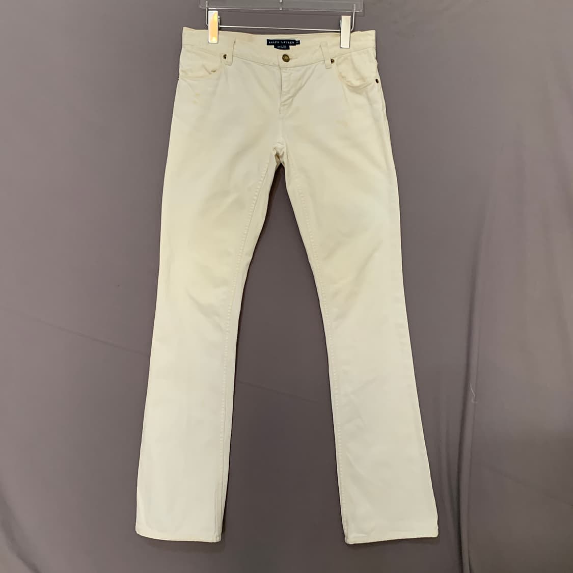 26인치 폴로랄프로렌 아이보리 부츠컷 데님 청바지 상품이미지1