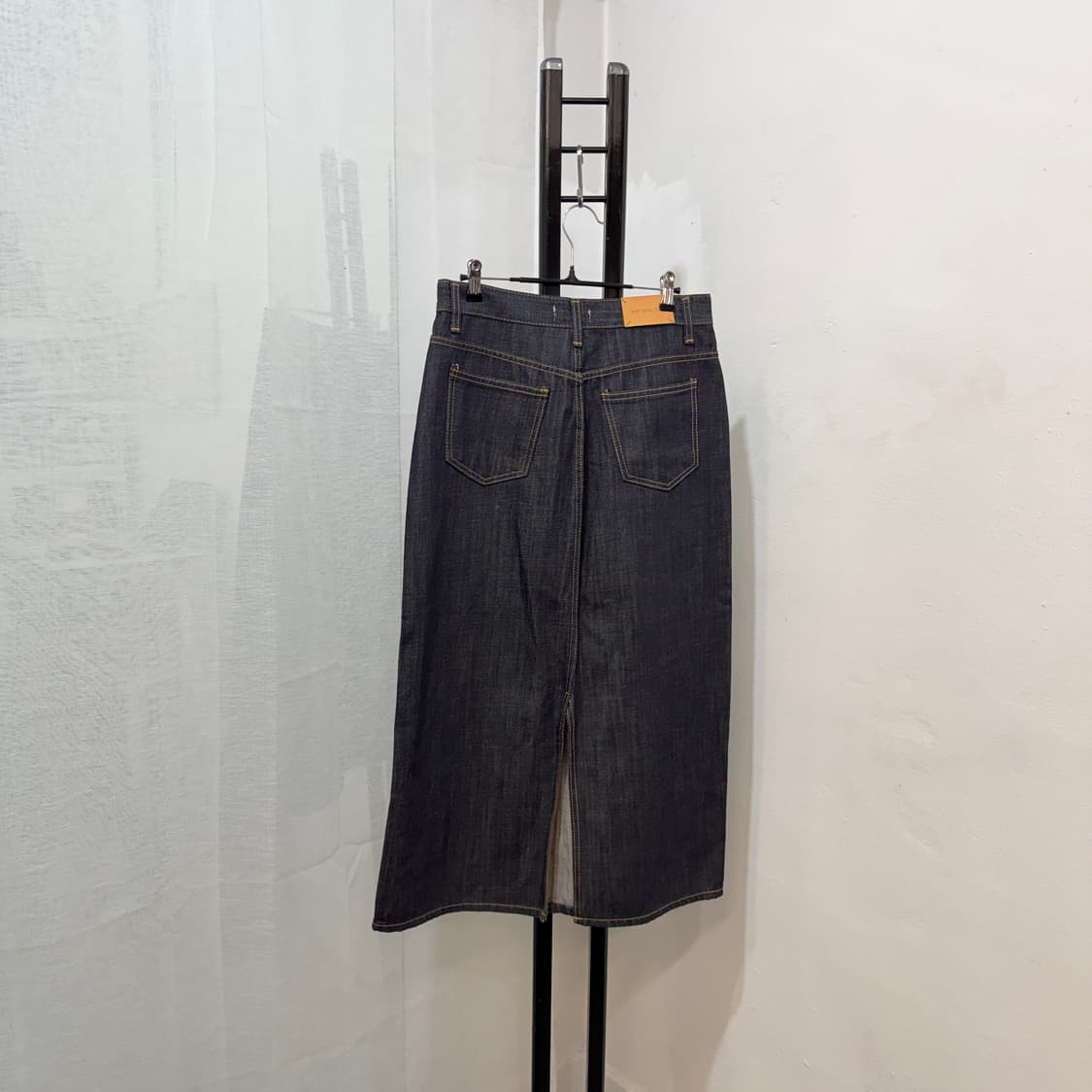 생지데님 롱치마 롱스커트 데님스커트 4469 상품이미지4