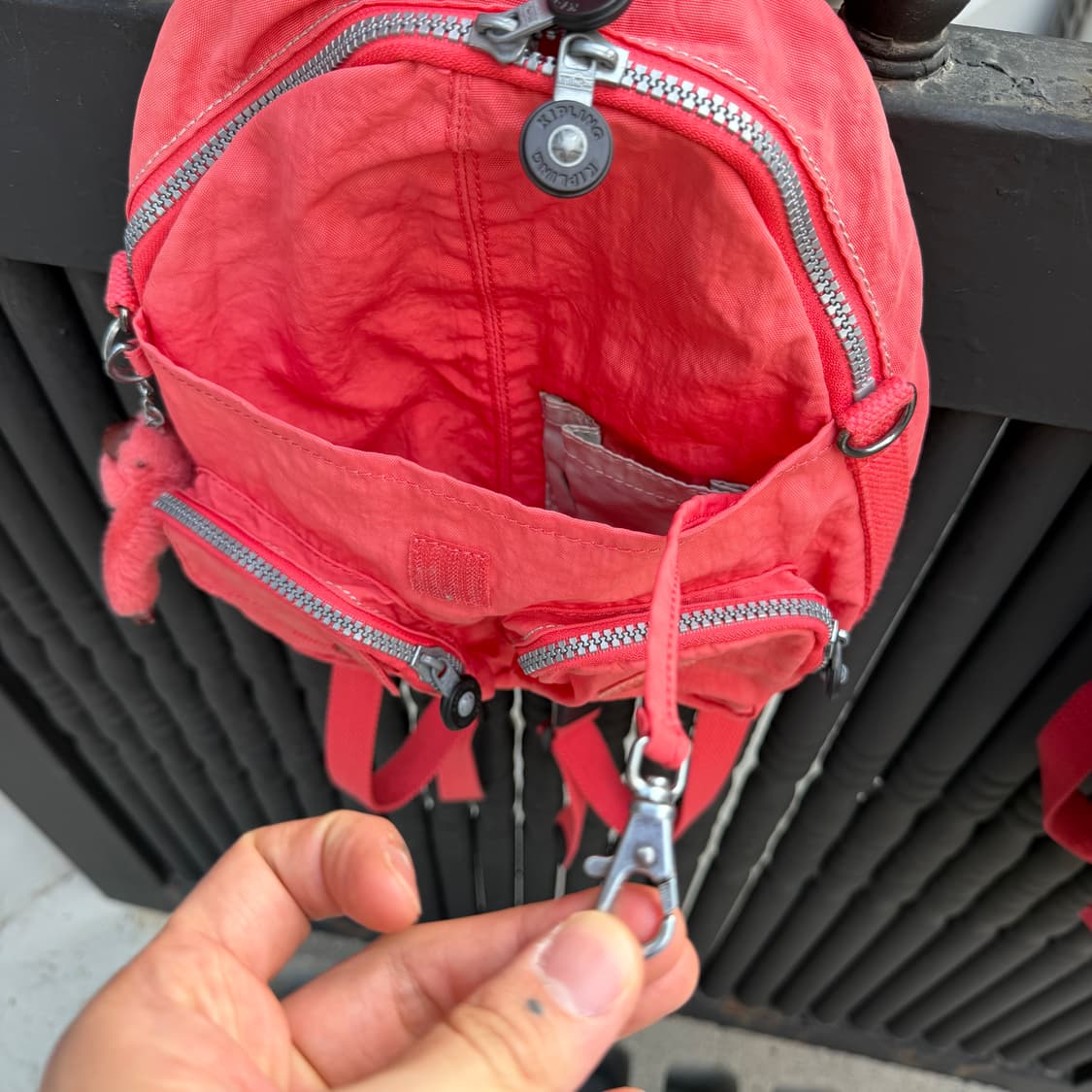 키플링 핑크 미니 백팩 가방 상품이미지6