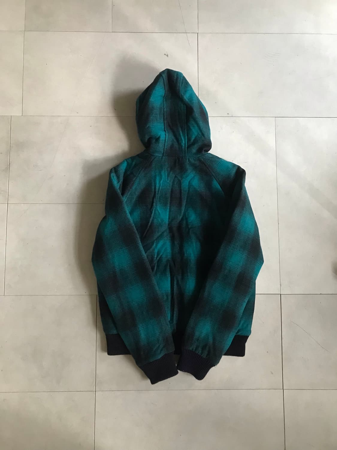 리바이스 퀄팅 누빔 체크 후드집업 상품이미지7