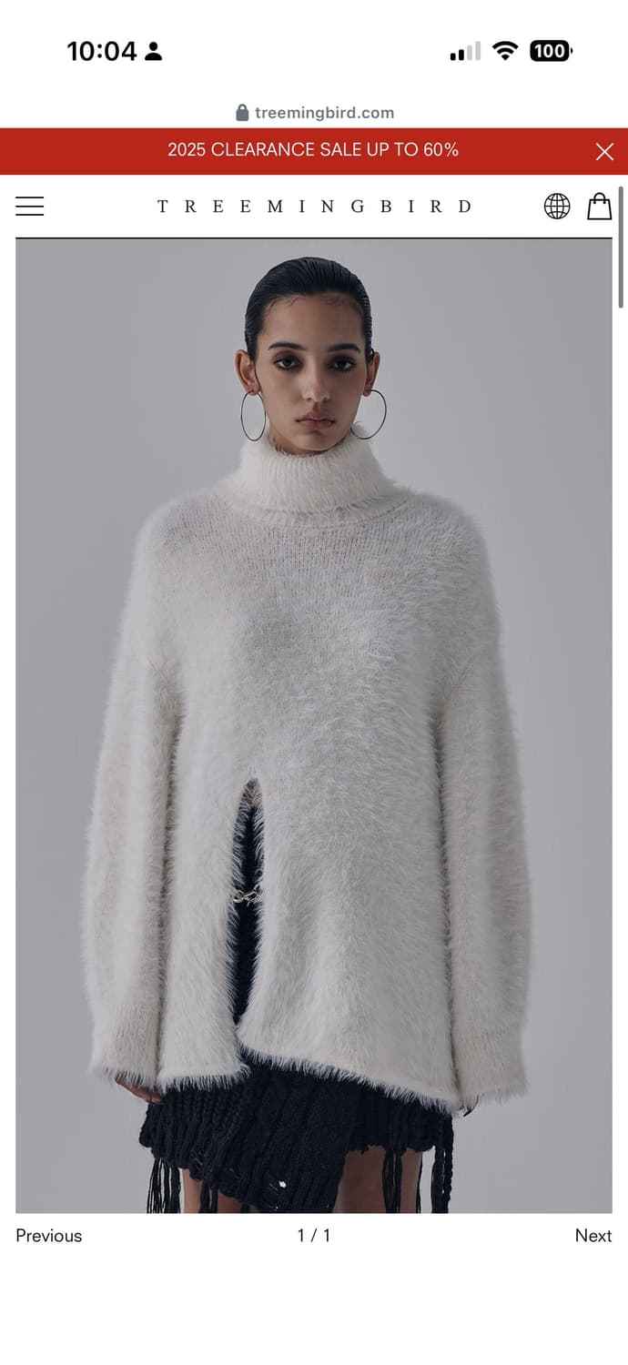 트리밍버드 니트 상품이미지1