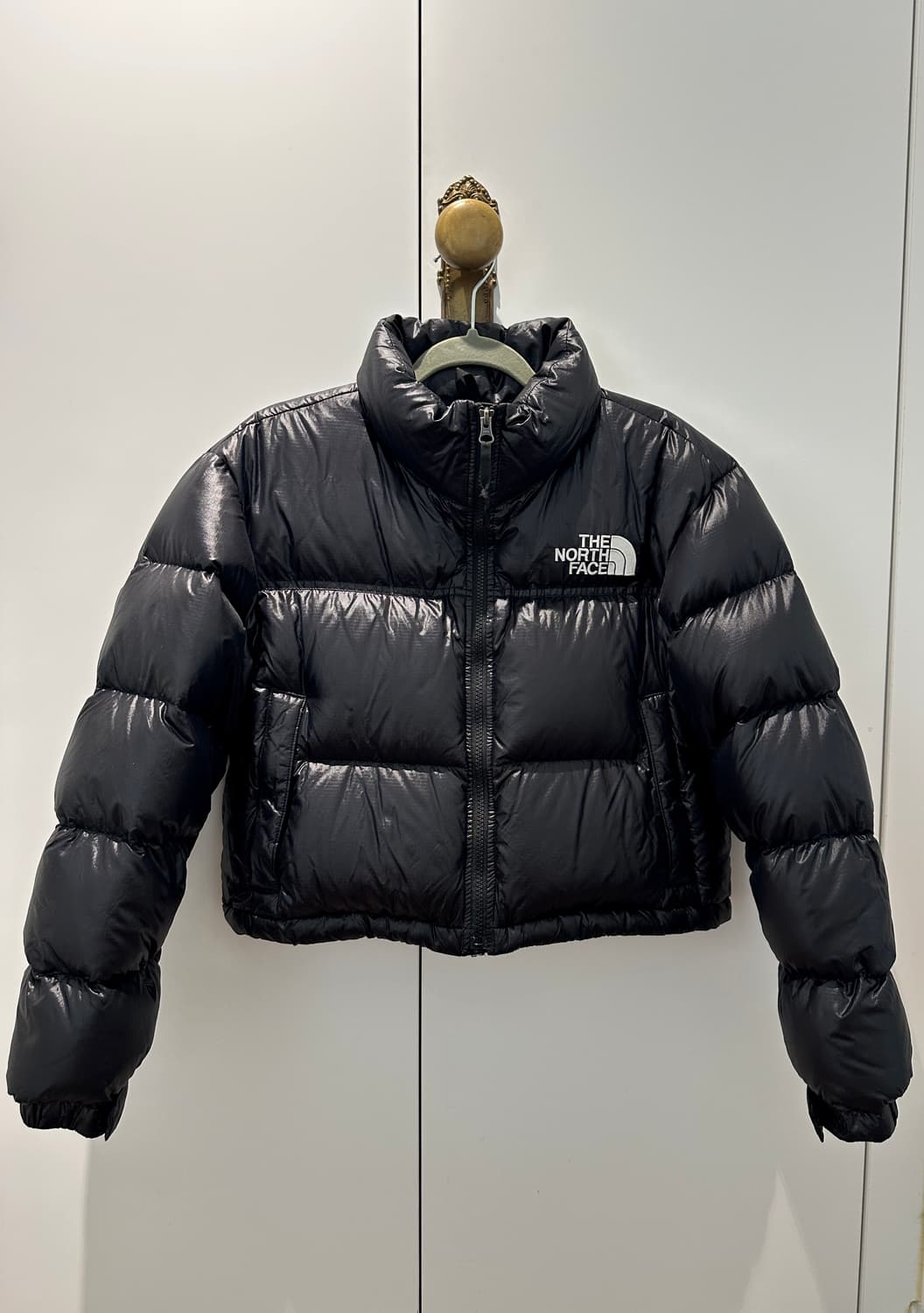 (W) 노스페이스 눕시 숏 자켓 블랙 (M) 상품이미지1