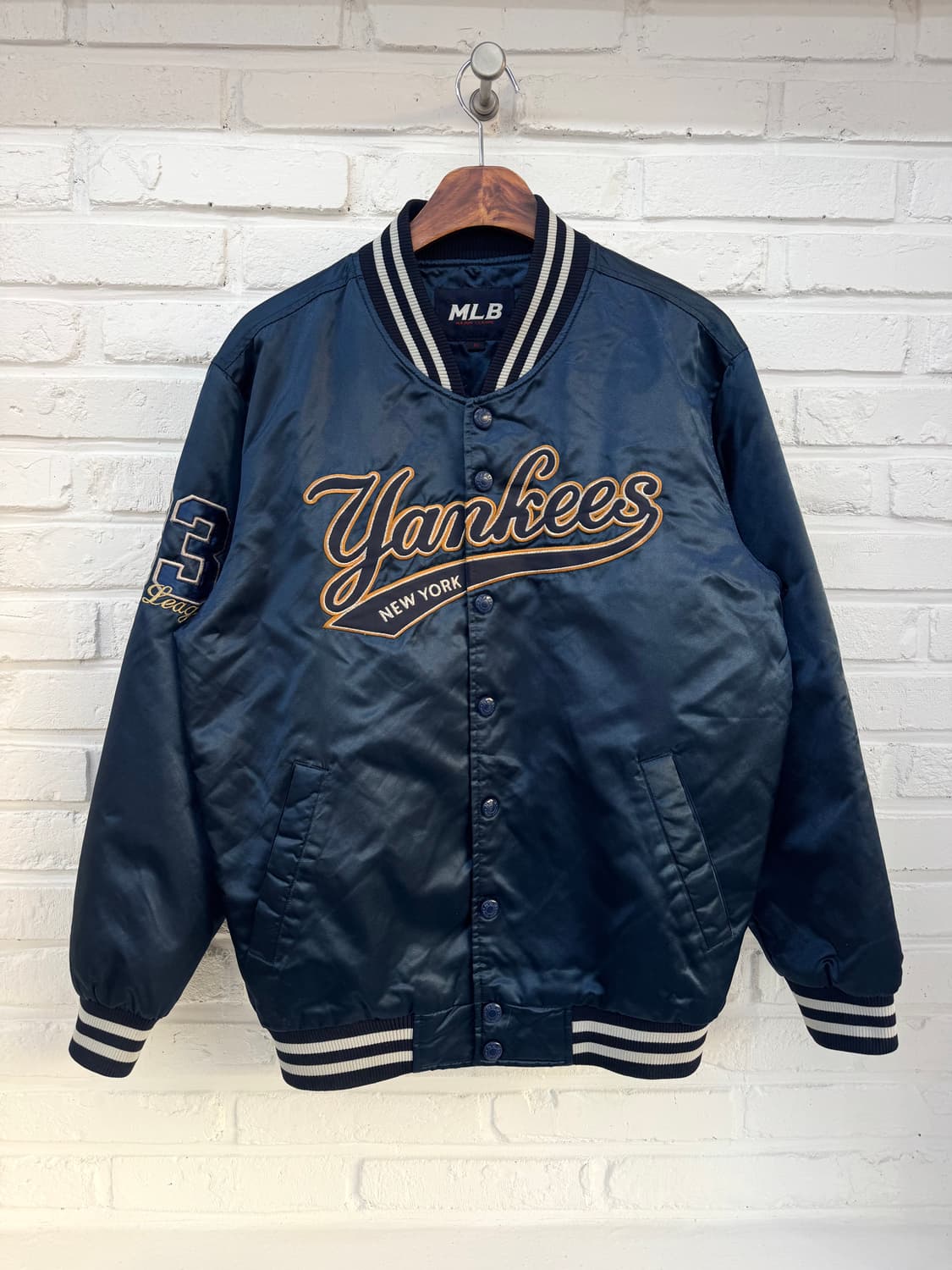 MLB 양키즈 블루 바시티 자켓 상품이미지3