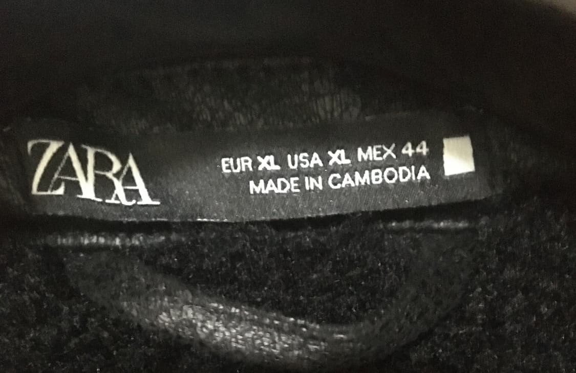 자라 가죽자켓 블랙 판매합니다 상품이미지6