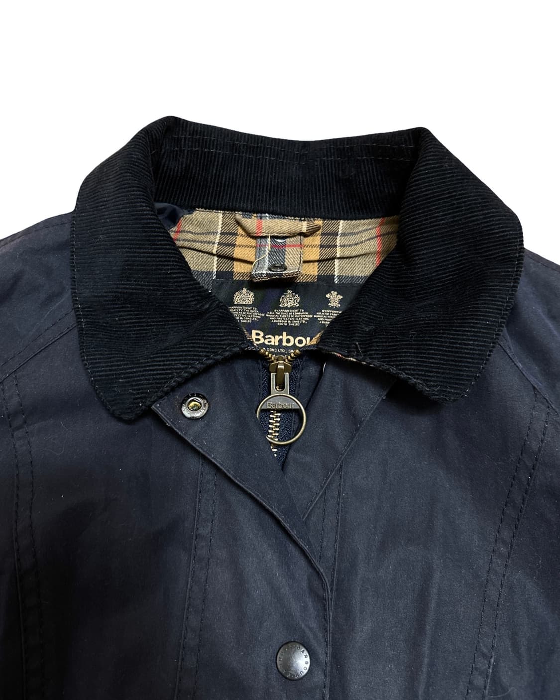 바버 비드넬 네이비 왁스 자켓 상품이미지2