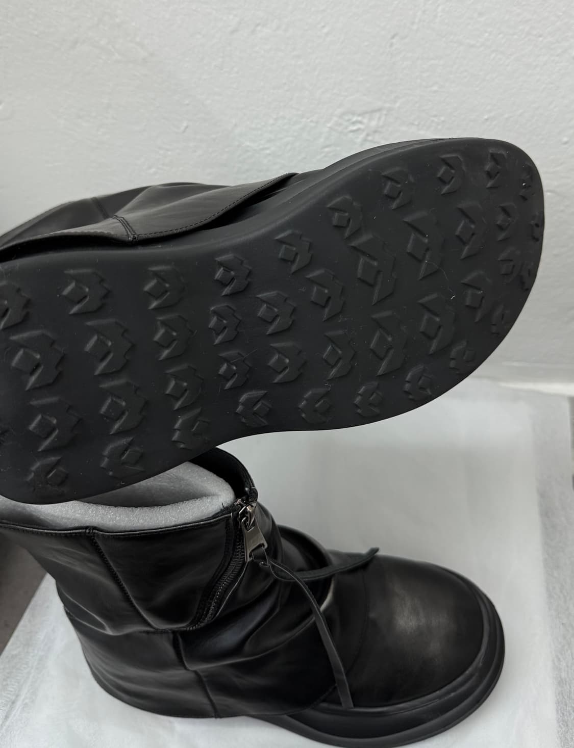 다이닛 지퍼 커브드 라인 플랫폼 부츠 상품이미지9