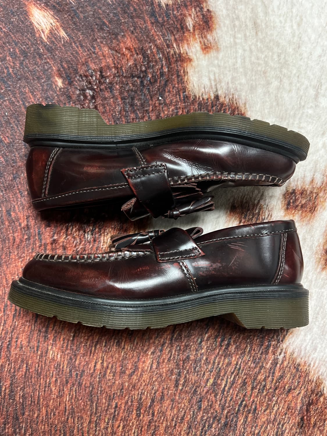 [235mm] 닥터마틴 아드리안 버건디 태슬 로퍼 상품이미지1