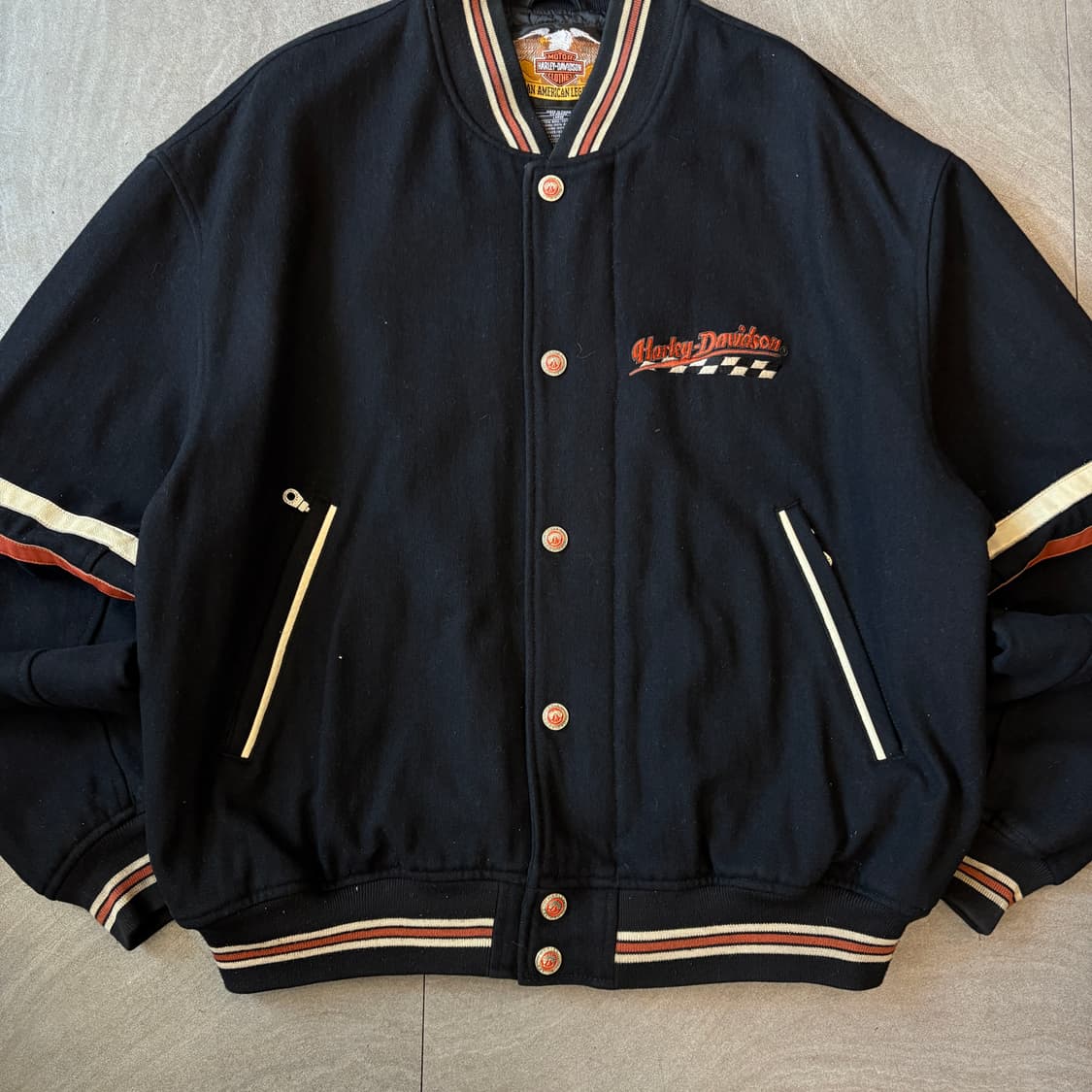 할리데이비슨 울 바시티 자켓 상품이미지4