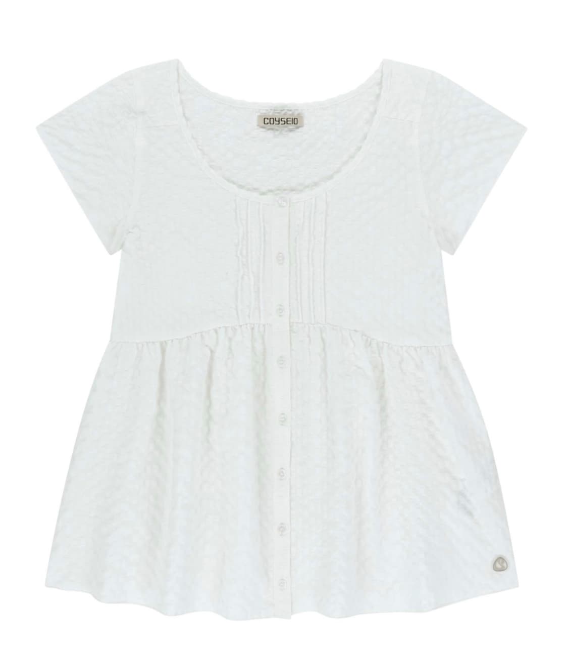 COYSEIO 코이세이오 PINTUCK BLOUSE WHITE  상품이미지1