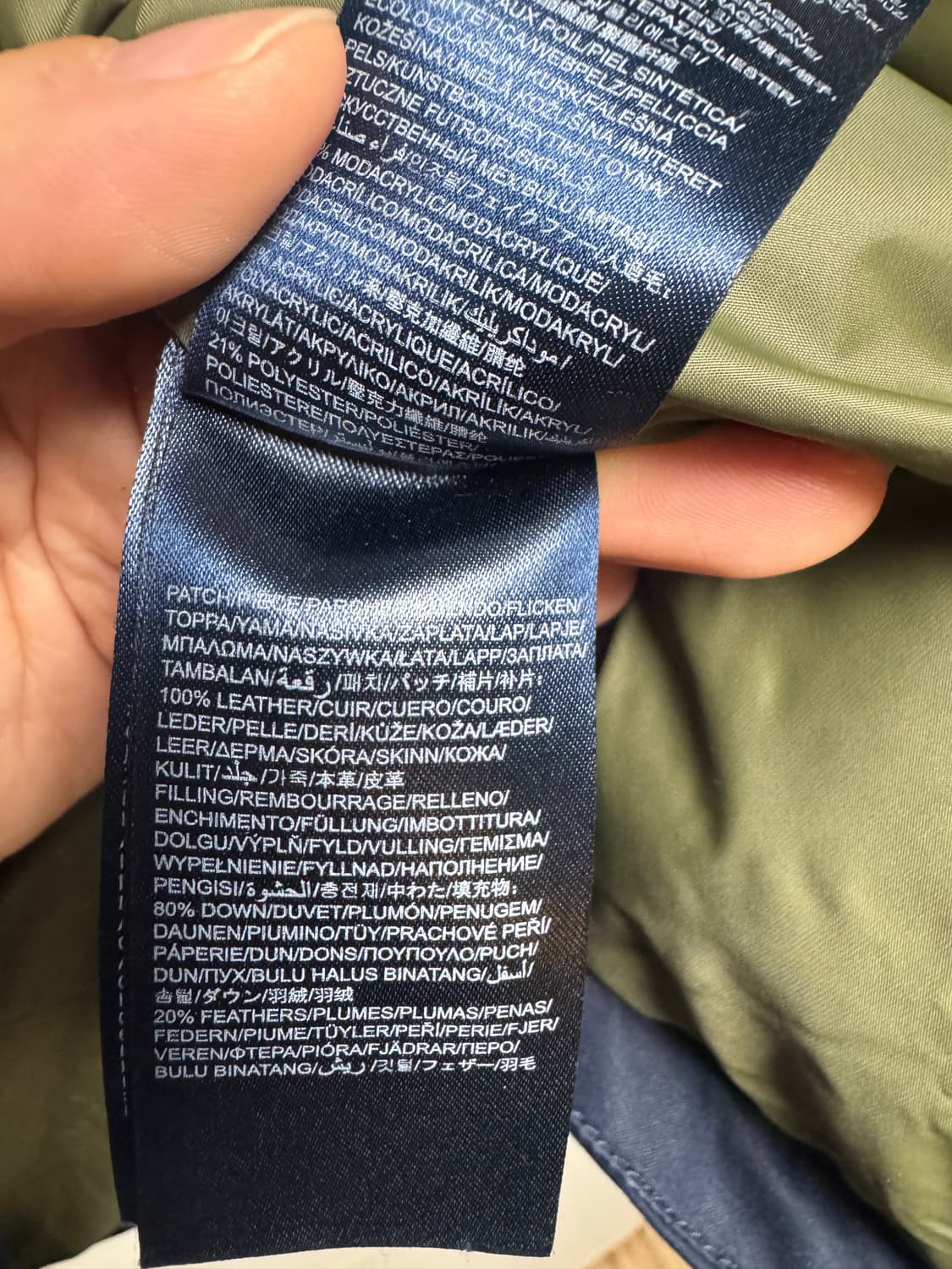 타미힐피거데님 다운패딩 s 후드없음 상품이미지6