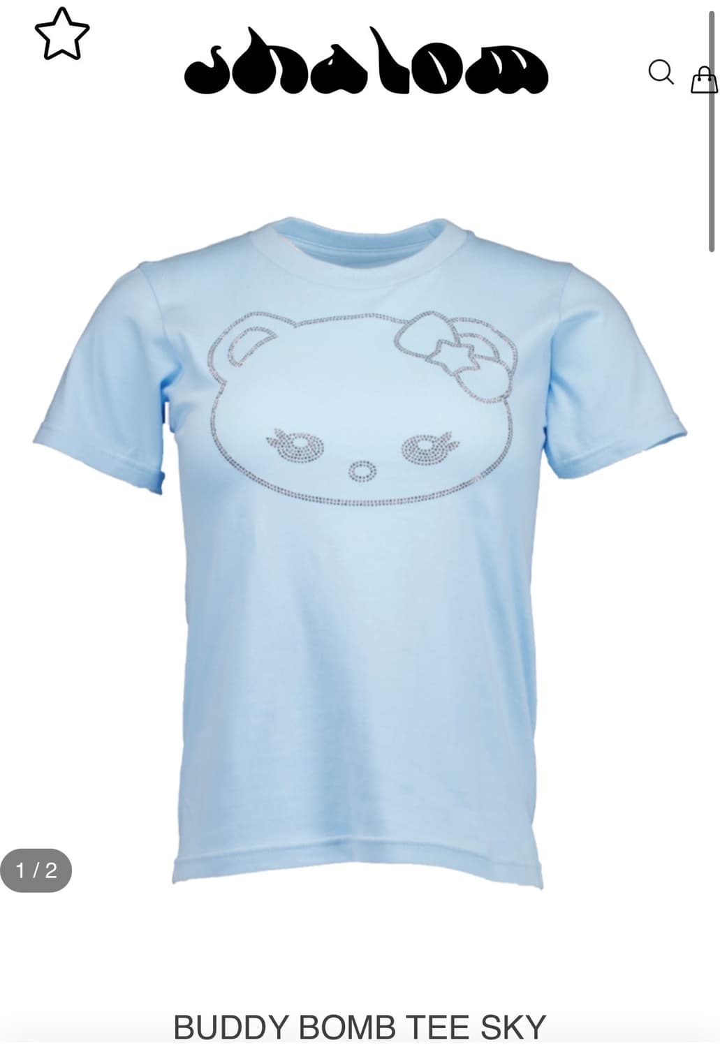 BUDDY BOMB TEE SKY 상품이미지1