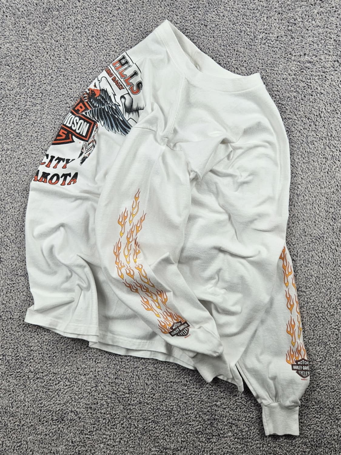 할리데이비슨 블랙힐스스터지스 랠리 플레임 롱슬리브 ( L )/ 10541 상품이미지5