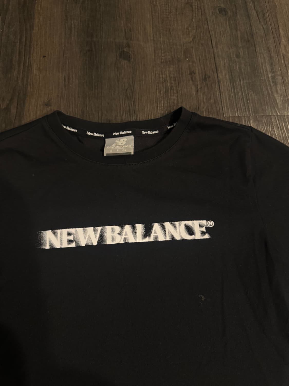 New Balance crop tee 뉴발란스 세미 크롭티 상품이미지3
