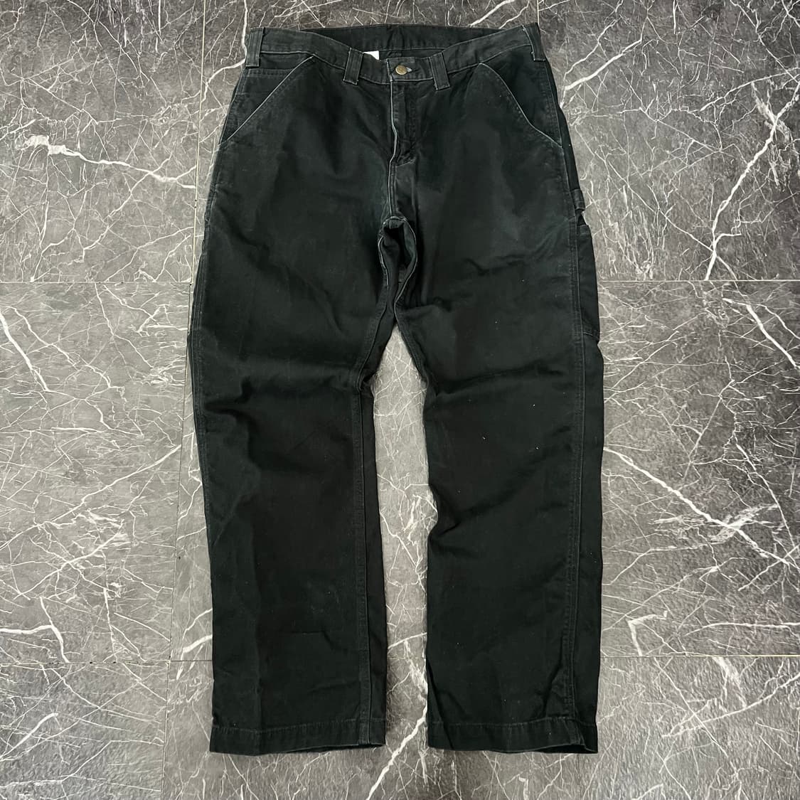 칼하트 B324-BLK 릴렉스드 워크 팬츠 블랙 상품이미지4