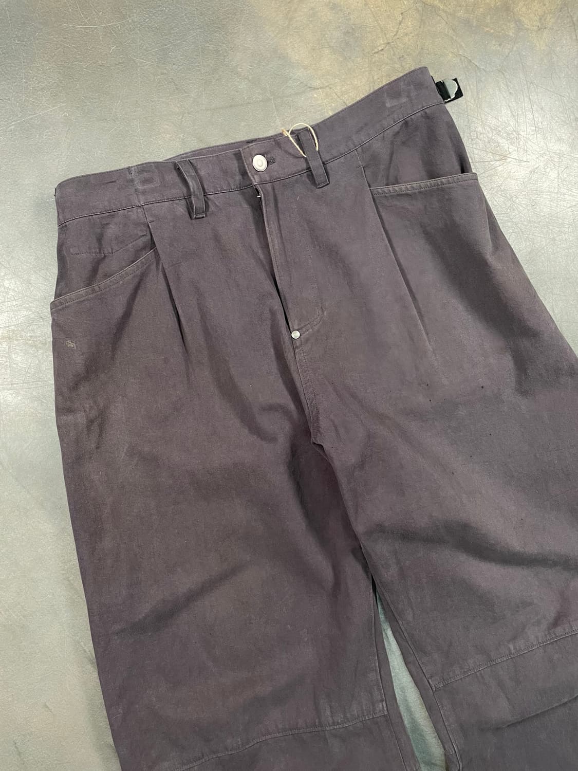 폴리테루 원턱 고시마 팬츠 상품이미지3