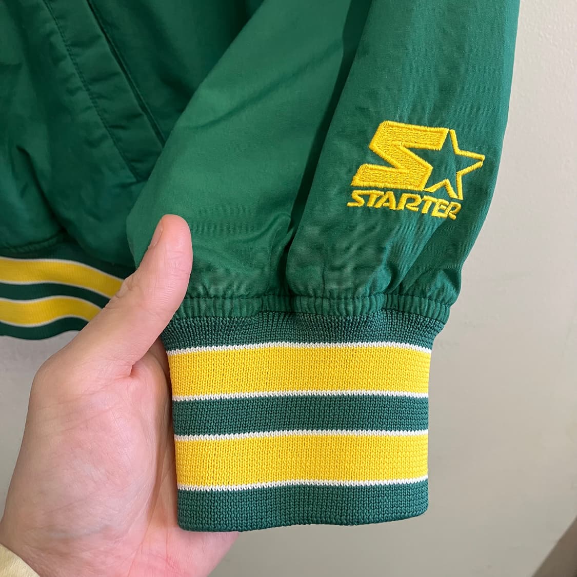 N173 스타터 오클랜드 애슬레틱스 스타디움 자켓 상품이미지3