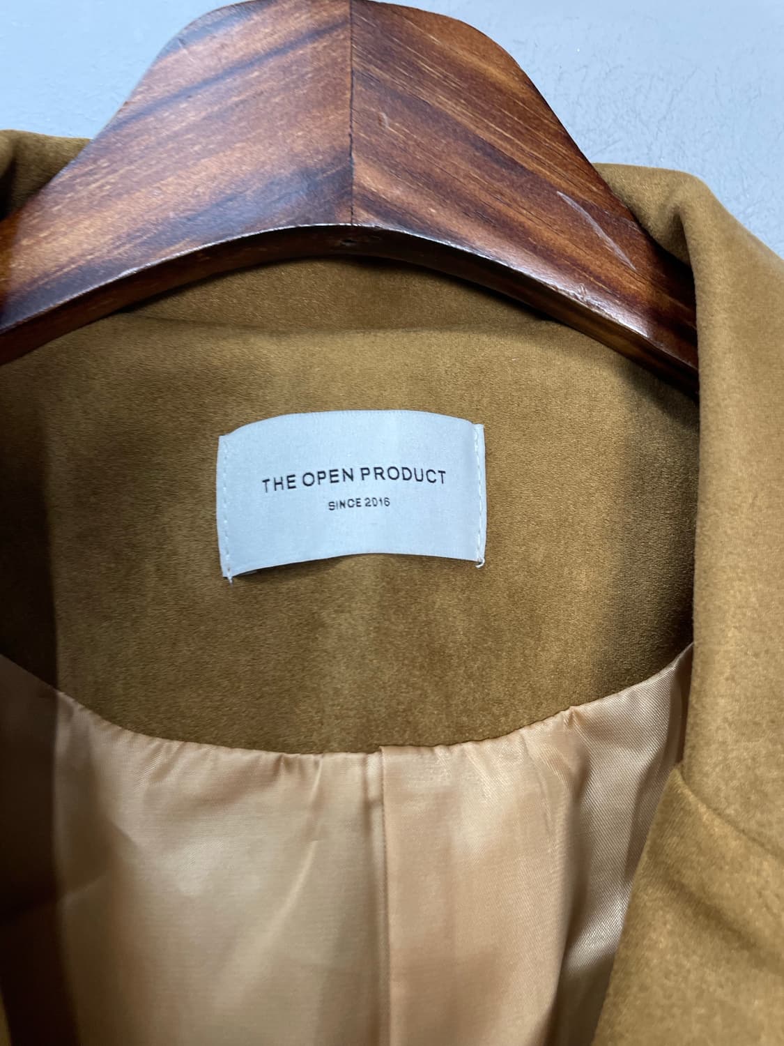 더오픈프로덕트 카멜 스웨이드 자켓 H1274 상품이미지5