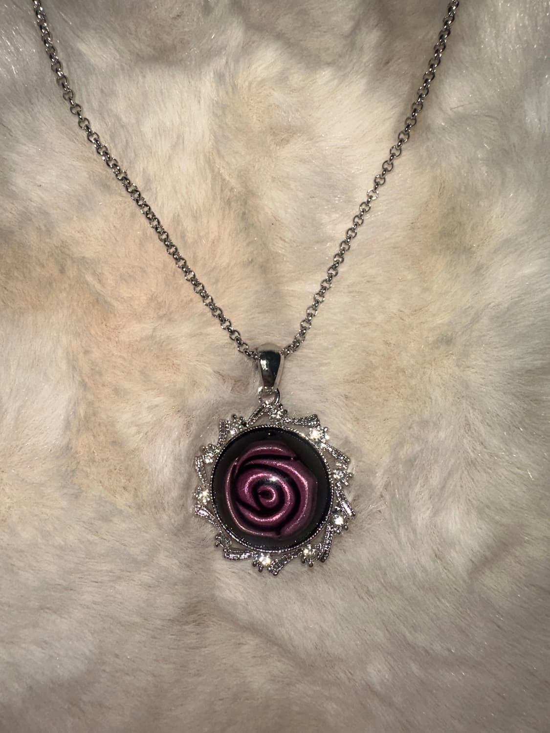 오리엔탈 고스펑크 장미 목걸이 상품이미지1