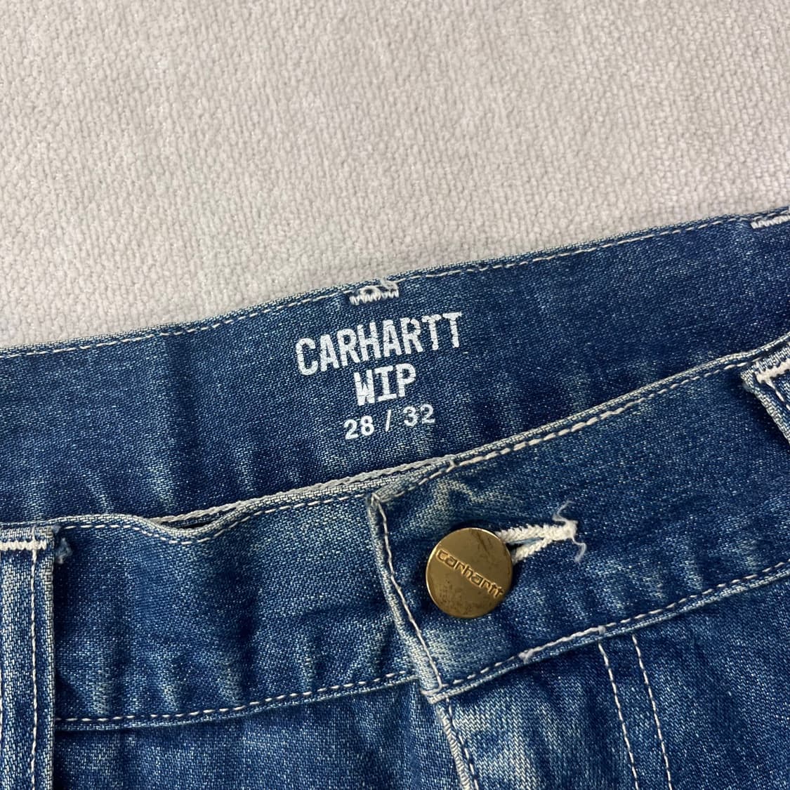 30 칼하트 wip 인디고 데님 팬츠 상품이미지2
