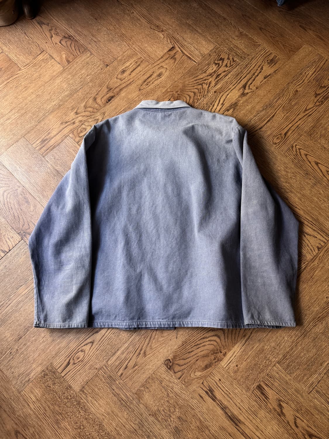 [L]90's 빈티지 페이딩 트윌코튼 프렌치 워크 자켓 상품이미지6