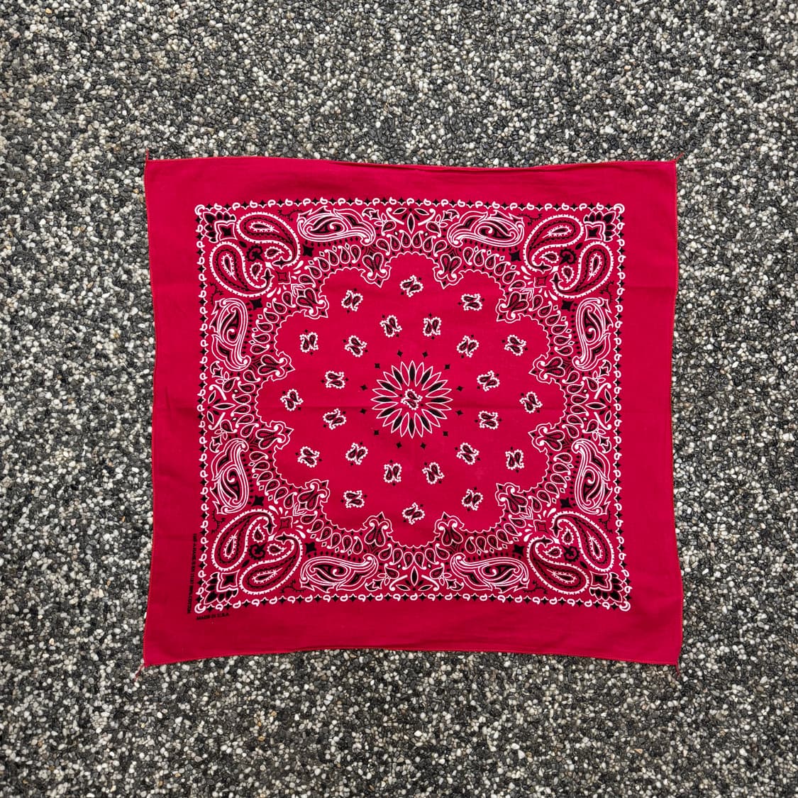 빈티지 페이즐리 반다나 made in USA (53x50cm)  상품이미지1
