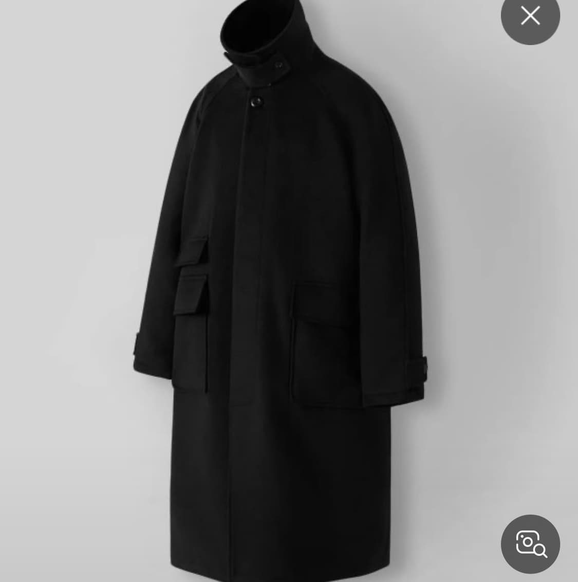 라퍼지스토어 울 발마칸 롱코트 상품이미지1