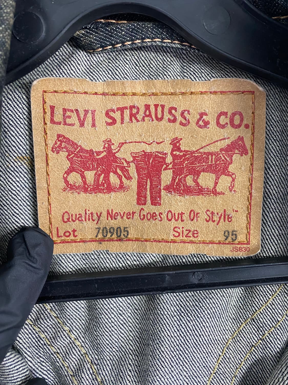 리바이스 Levis 70905 청자켓 데님 트러커자켓 M 상품이미지4