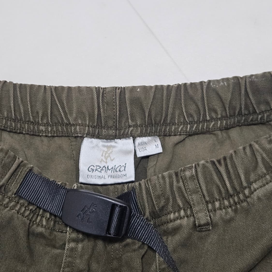 L 그라미치 루즈테이퍼드 팬츠 올리브 카키 상품이미지4