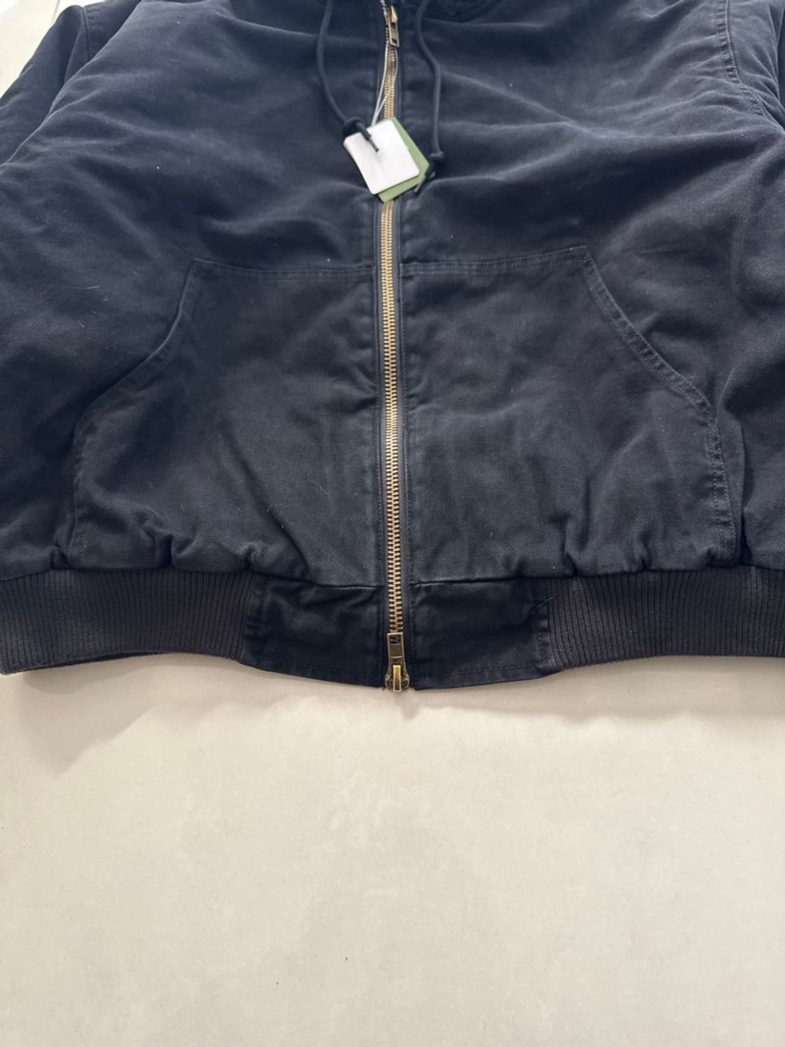 FAKE FUR ZIP UP HOODIE 투웨이 지퍼 후드티 블루종 상품이미지9