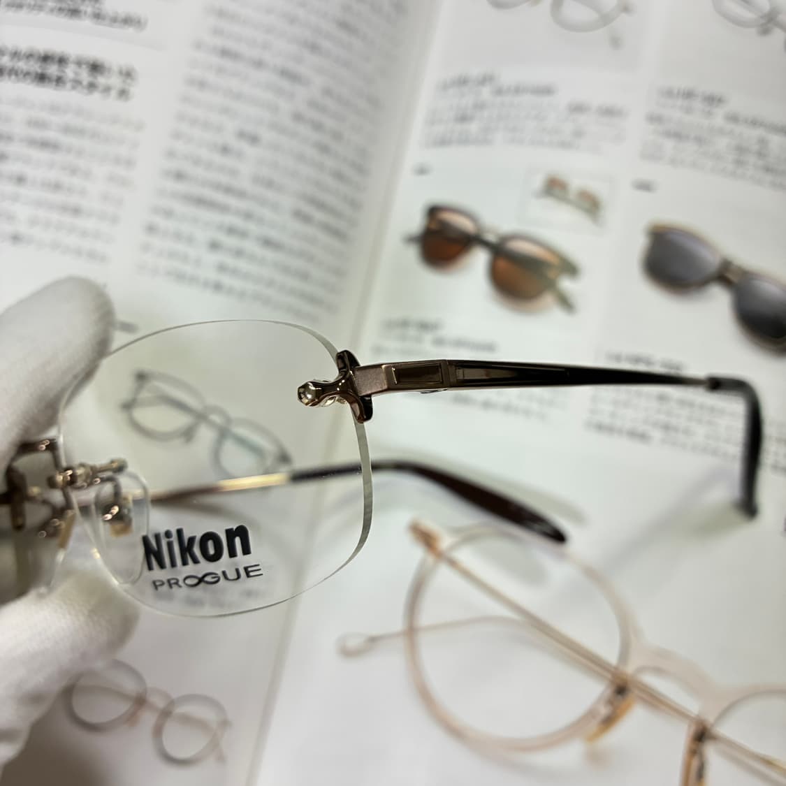 NIKON 니콘 무테 쿠퍼 구리 티타늄 일본 안경 상품이미지3