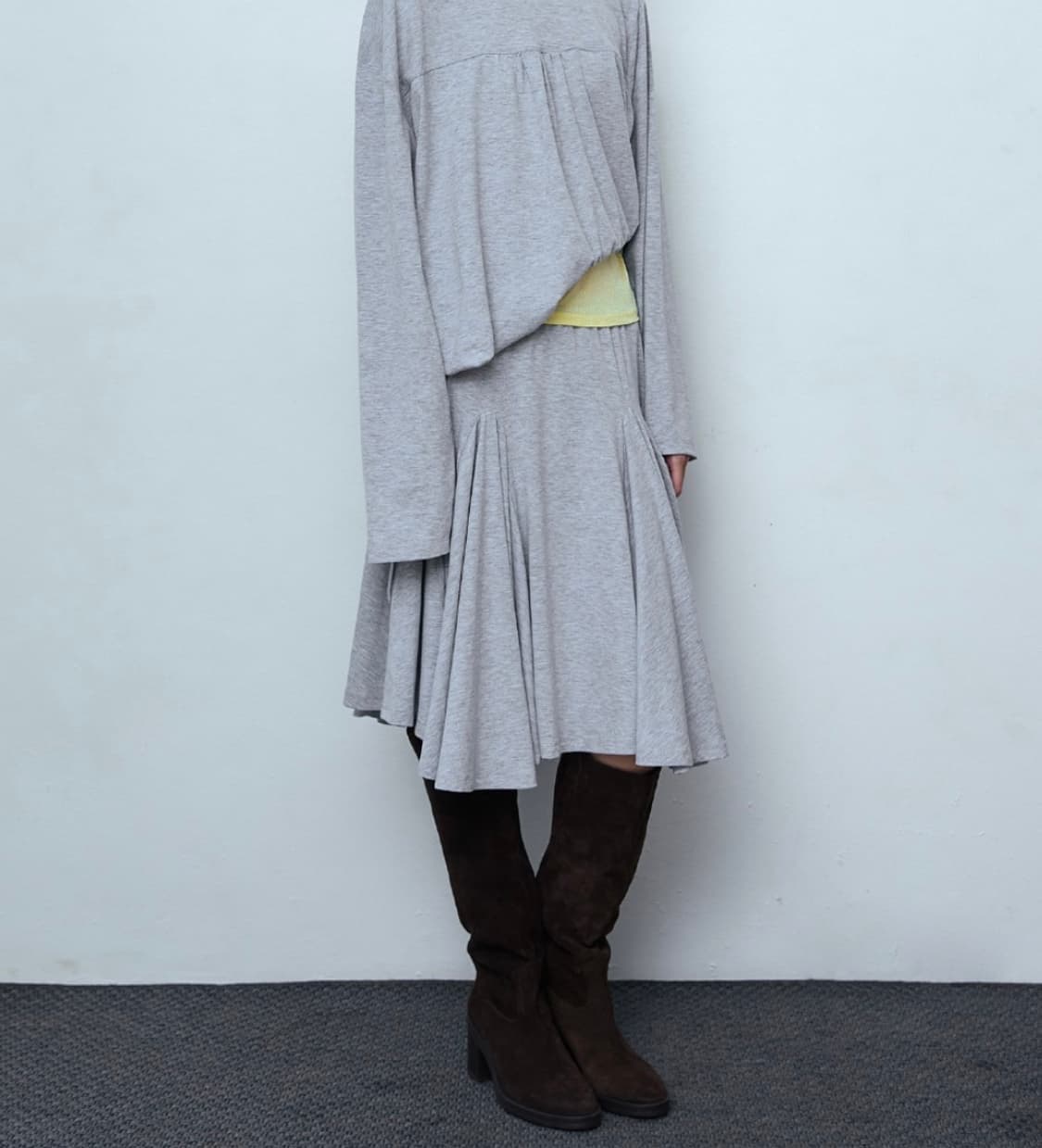 파이시스 패널 스커트 상품이미지2