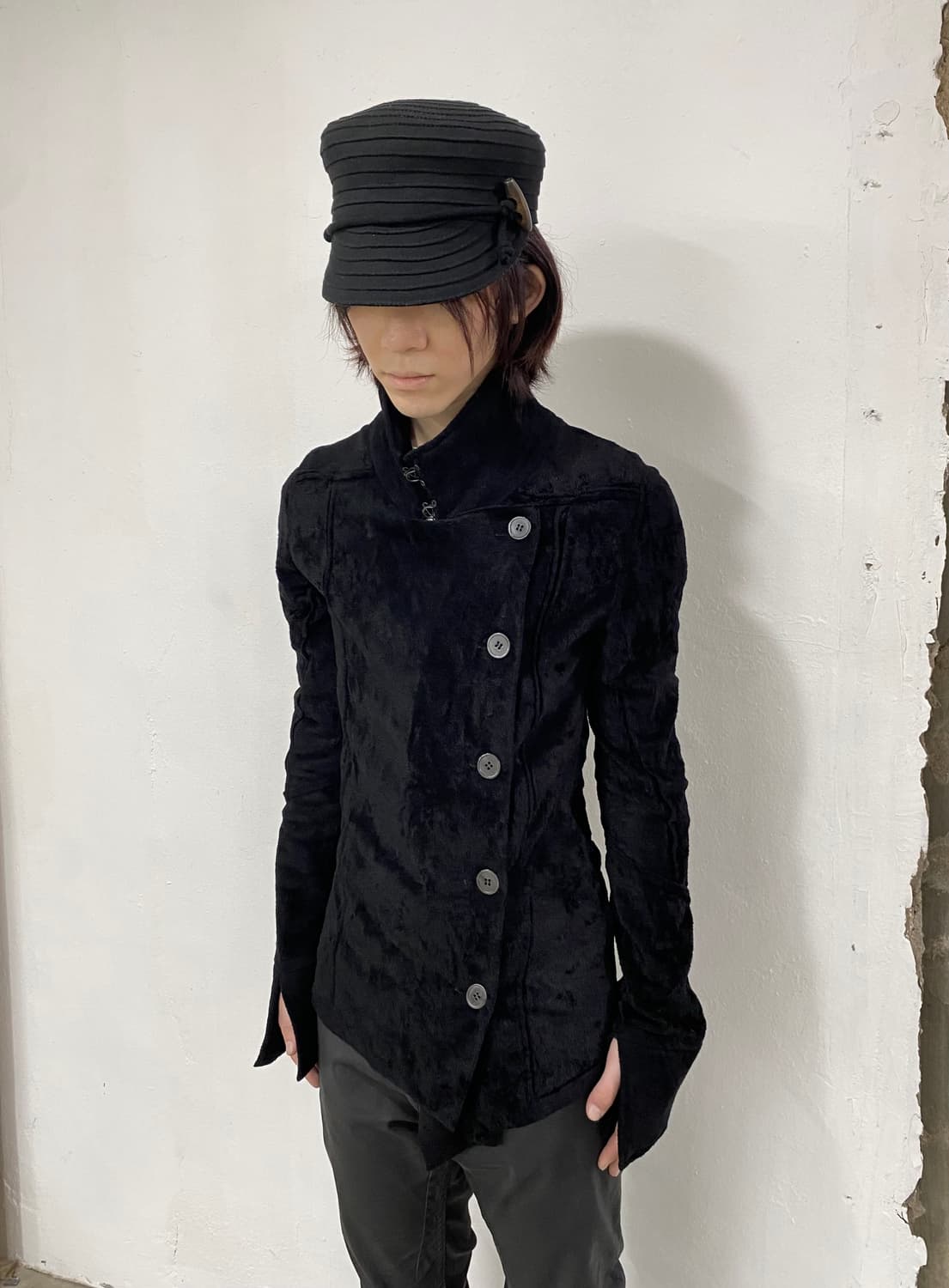 앤드뮐미스터 12AW 비대칭 버튼 자켓 상품이미지3