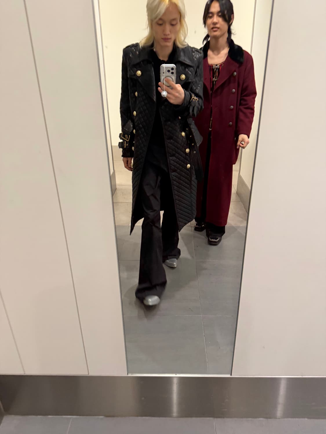 발망 램스킨 나폴레옹 퀼팅코트 상품이미지1