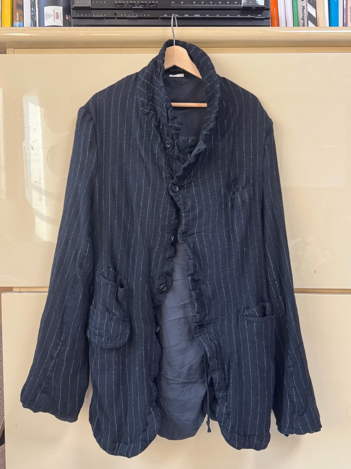 꼼데 옴듀 스트라이프 축융 수트 셋업 L 상품이미지3