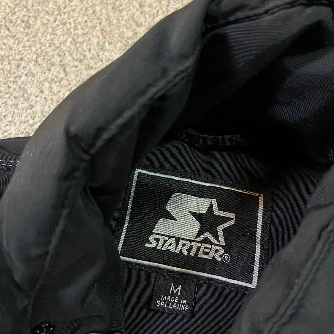 스타터 센터 로고 배색 후드 점퍼 아노락 상품이미지4